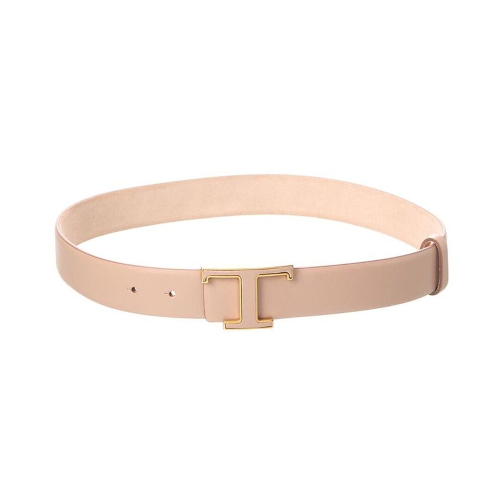 Tod’S Leather Belt, Beige